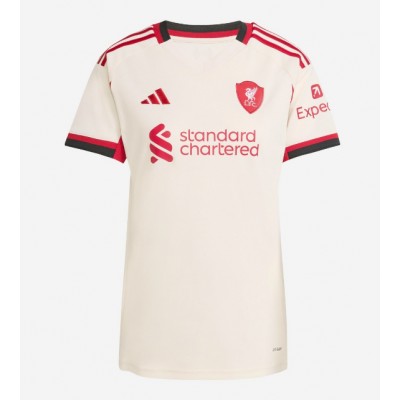 Liverpool Jeremie Frimpong #30 Gostujuci Dres za Ženska 2025-26 Kratak Rukav Liverpool Jeremie Frimpong #30 Gostujuci Dres za Ženska 2025-26 Kratak Rukav